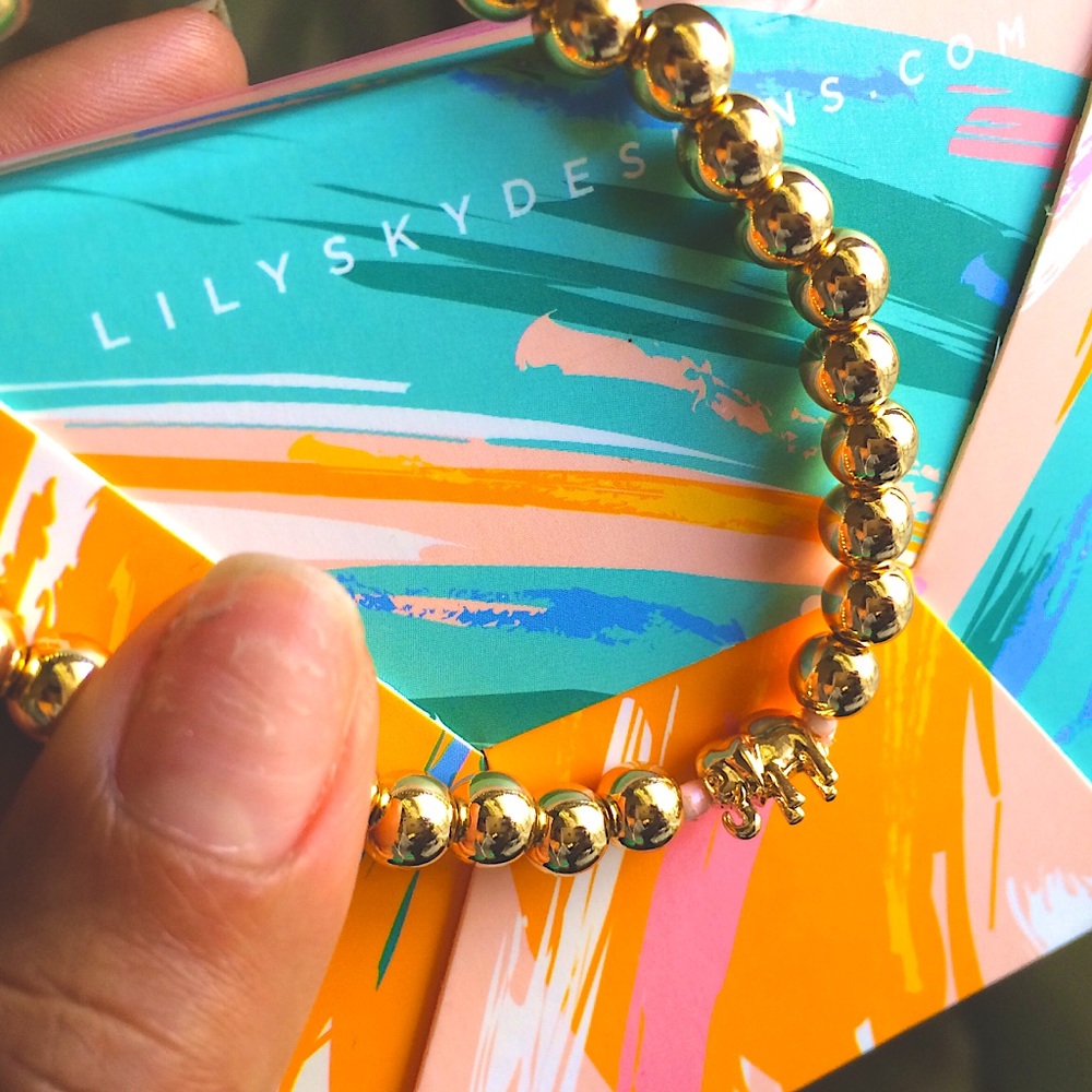 Lily Sky double bracelet & layered necklace set